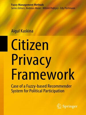 cover image of Citizen Privacy Framework